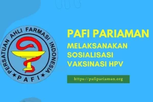 Pafi Pariaman Melaksanakan Sosialisasi Vaksinasi HPV