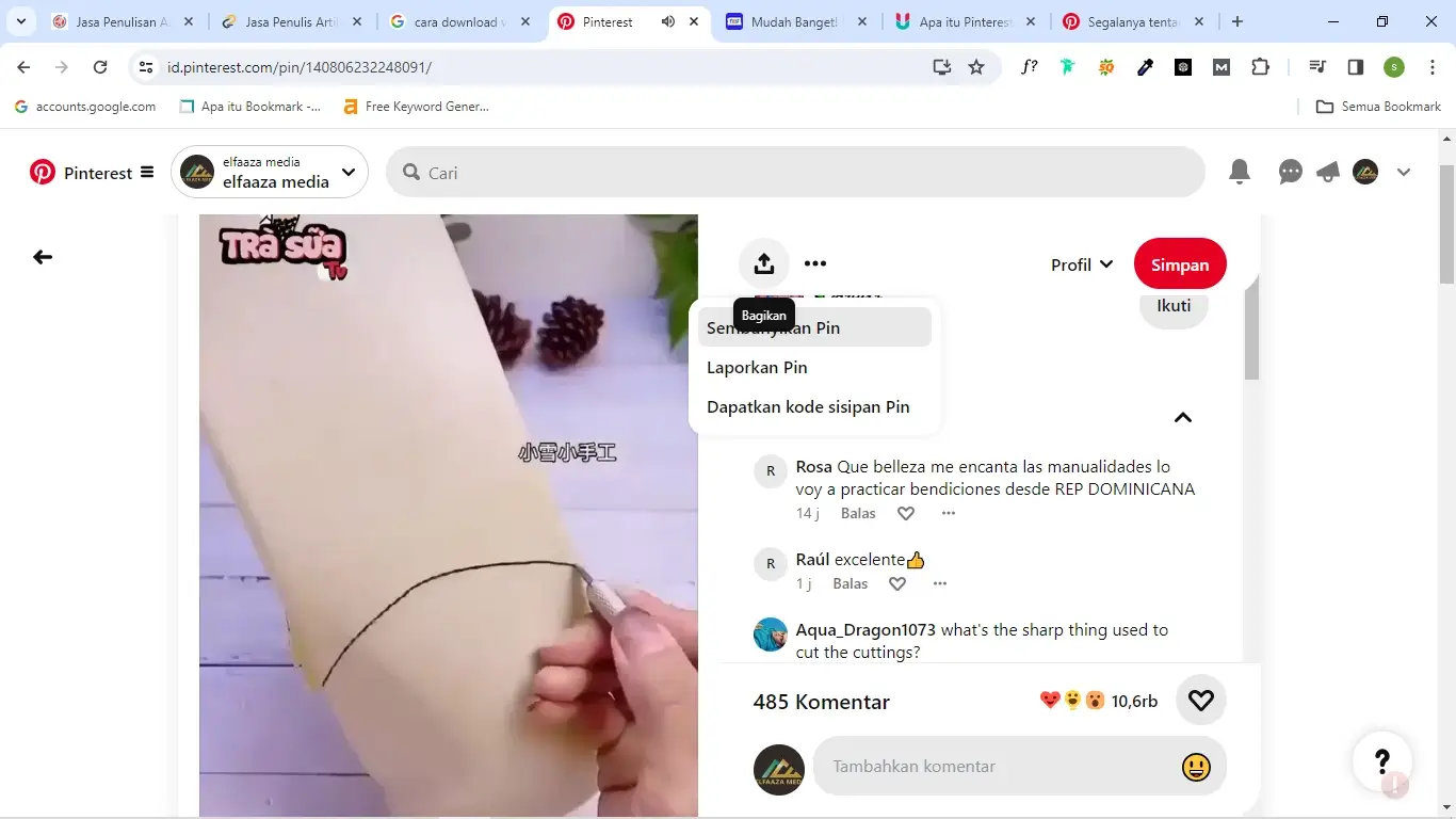 download video pinterest hd