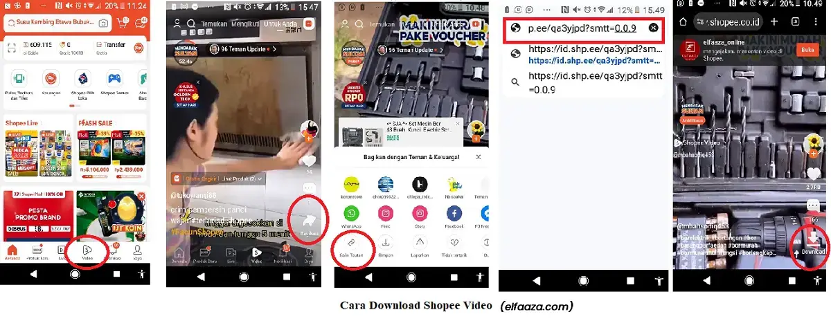 cara download video shopee tanpa aplikasi