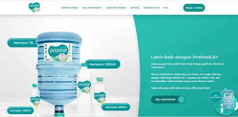 contoh website perusahaan