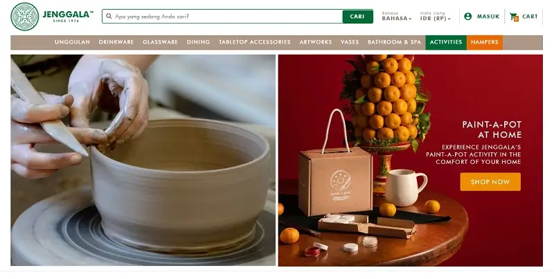 contoh website e-commerce