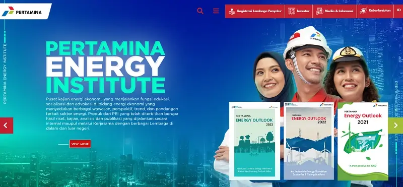 contoh website perusahaan bumn